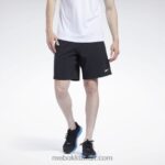 رجال أسود شورت جاهز للتمارين الرياضية Reebok 0NZ0F1077