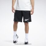 رجال أسود شورت شبكي لكرة السلة Reebok 0NZ0F1245