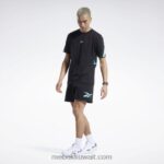 رجال أسود شورت فخور بعلامة تجارية كلاسيكية Reebok 0NZ0F1202 - Image 2