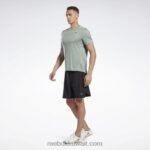 رجال أسود شورت قوة 3.0 Reebok 0NZ0F1153 - Image 2