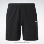 رجال أسود شورتات السرعة 2.0 Reebok 0NZ0F1296 - Image 6