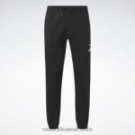 رجال أسود / طباشير بنطلون فخور ماركة كلاسيكيات Reebok 0NZ0F1140 - Image 7