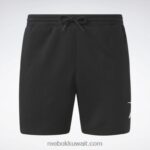 رجال أسود / طباشير شورت فخور بعلامة تجارية كلاسيكية Reebok 0NZ0F1221 - Image 7