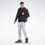 رجال أسود هودي بسحاب دريم بلند Reebok 0NZ0F1255 - Image 2