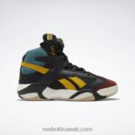 رجال الأسود الأساسي / السمور الداكن / الأزرق الفاخر ستريت فايتر شق عتاق احذية كرة السلة Reebok 0NZ0F1024