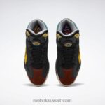 رجال الأسود الأساسي / السمور الداكن / الأزرق الفاخر ستريت فايتر شق عتاق احذية كرة السلة Reebok 0NZ0F1024 - Image 7