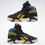 رجال الأسود الأساسي / السمور الداكن / الأزرق الفاخر ستريت فايتر شق عتاق احذية كرة السلة Reebok 0NZ0F1024 - Image 10