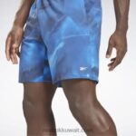 رجال الكوبالت الساطع أوستن كل انحاء السراويل المطبوعة Reebok 0NZ0F1343 - Image 4
