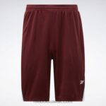 رجال بورجوندي الكلاسيكي شورت شبكي جاهز للتمارين الرياضية Reebok 0NZ0F1322 - Image 6
