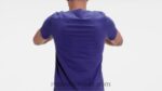 رجال جريئة الأرجواني تي شيرت بشعار الماركة Reebok 0NZ0F1348 - Image 2