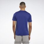 رجال جريئة الأرجواني تي شيرت مزيج جاهز للتمارين الرياضية Reebok 0NZ0F1235 - Image 3