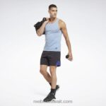 رجال جريئة الأرجواني ليه ميلز تانك توب صبغ طبيعي Reebok 0NZ0F1304 - Image 2