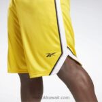 رجال دائما أصفر شورت شبكي جاهز للتمارين الرياضية Reebok 0NZ0F1358 - Image 4