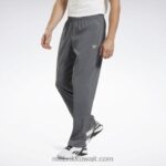 رجال رمادي بارد 6 أساسيات التدريب سروال محبوك غير مُبطن Reebok 0NZ0F1097