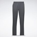 رجال رمادي بارد 6 أساسيات التدريب سروال محبوك غير مُبطن Reebok 0NZ0F1097 - Image 8