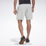 رجال رمادي نقي 2 شورت قوة جاهز للتمرين Reebok 0NZ0F1355 - Image 3