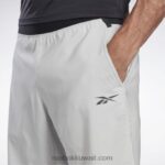 رجال رمادي نقي 2 شورت قوة جاهز للتمرين Reebok 0NZ0F1355 - Image 4