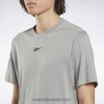 رجال رمادي نقي 3 تي شيرت مزيج جاهز للتمارين الرياضية Reebok 0NZ0F1229 - Image 4