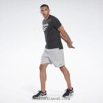 رجال رمادي نقي 3 شورت جاهز للتمارين الرياضية Reebok 0NZ0F1096 - Image 2