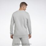 رجال رمادي نقي 3 ناقل الهوية الصوف طاقم من النوع الثقيل Reebok 0NZ0F1248 - Image 4