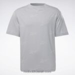 رجال رمادي نقي 3 هوية ناقلات تي شيرت Reebok 0NZ0F1271 - Image 6