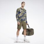 رجال صياد الأخضر الهوية الحديثة كامو الصوف طاقم من النوع الثقيل Reebok 0NZ0F1297 - Image 2