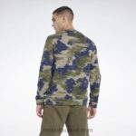 رجال صياد الأخضر الهوية الحديثة كامو الصوف طاقم من النوع الثقيل Reebok 0NZ0F1297 - Image 3