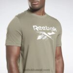 رجال صياد الأخضر الهوية الحديثة كامو تي شيرت Reebok 0NZ0F1184 - Image 4