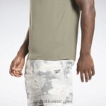 رجال صياد الأخضر الهوية الحديثة كامو تي شيرت Reebok 0NZ0F1184 - Image 5