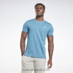 رجال فولاذي أزرق s23-r تي شيرت كلاسيكيات الهوية Reebok 0NZ0F1232