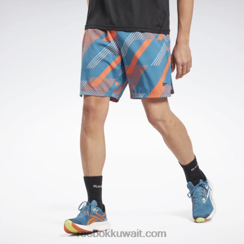 رجال فولاذي أزرق s23-r سرعة 3.0 شورت Reebok 0NZ0F1225 - Image 1