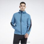 رجال فولاذي أزرق s23-r هودي بسحاب دريم بلند Reebok 0NZ0F1224