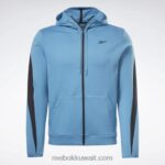 رجال فولاذي أزرق s23-r هودي بسحاب دريم بلند Reebok 0NZ0F1224 - Image 7