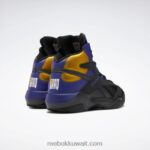 رجال قلب أسود / أرجواني غامق / ذهب جماعي شق عتاق احذية كرة السلة Reebok 0NZ0F1034 - Image 4