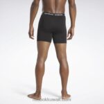 رجال متعدد 4-حزمة موجزات الملاكم الأداء Reebok 0NZ0F1162 - Image 3
