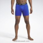 رجال متعدد 4-حزمة موجزات الملاكم الأداء Reebok 0NZ0F1127 - Image 4