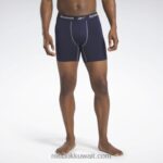 رجال متعدد 4-حزمة موجزات الملاكم الأداء Reebok 0NZ0F1127 - Image 6