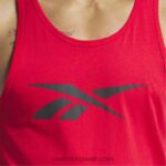 رجال ناقلات الأحمر / الأسود سلسلة الرسوم البيانية ناقلات أعلى خزان Reebok 0NZ0F1231 - Image 4