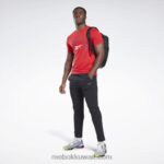 رجال ناقلات الأحمر الحياة ليست متفرج رياضة الجرافيك تي شيرت Reebok 0NZ0F1295 - Image 2
