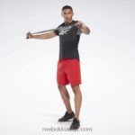 رجال ناقلات الأحمر شورت جاهز للتمارين الرياضية Reebok 0NZ0F1135 - Image 2