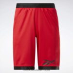 رجال ناقلات الأحمر شورت شبكي لكرة السلة Reebok 0NZ0F1269 - Image 6