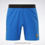 رجال ناقلات الأزرق أداء معتمد للقوة + شورت Reebok 0NZ0F1328 - Image 6