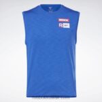 رجال ناقلات الأزرق أكتيفشيل بلا أكمام تي شيرت Reebok 0NZ0F1307 - Image 6