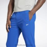 رجال ناقلات الأزرق السراويل الأداء Reebok 0NZ0F1181 - Image 4