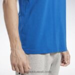 رجال ناقلات الأزرق تي شيرت كلاسيكيات الهوية Reebok 0NZ0F1268 - Image 5