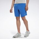 رجال ناقلات الأزرق شورت جاهز للتمارين الرياضية Reebok 0NZ0F1160