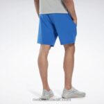 رجال ناقلات الأزرق شورت جاهز للتمارين الرياضية Reebok 0NZ0F1160 - Image 3