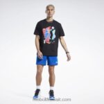 رجال ناقلات الأزرق شورت شبكي لدوري المدينة Reebok 0NZ0F1237 - Image 5