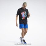 رجال ناقلات الأزرق شورت شبكي لدوري المدينة Reebok 0NZ0F1237 - Image 7
