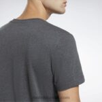 رجال هيذر رمادي غامق تي شيرت كلاسيكيات الهوية Reebok 0NZ0F1209 - Image 5